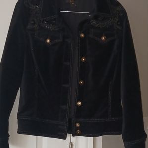 REBA WESTERN BLACK JACKET